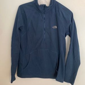THE NORTH FACE turquoise quarter zip